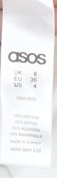 ASOS Women's Multicoloured Travel Ringer T-Shirt Size 8