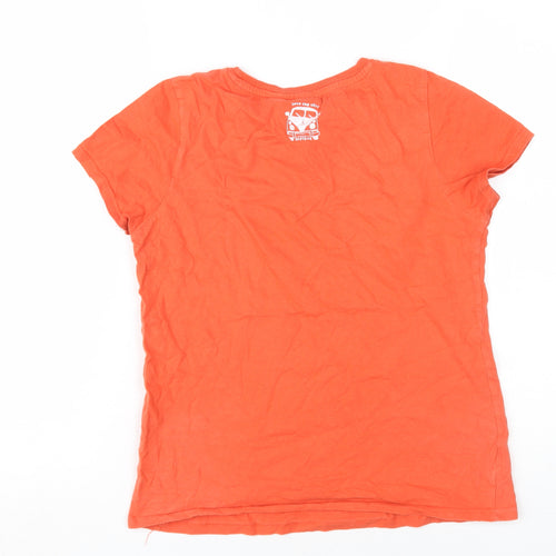 B&C Collection Women's Orange T-Shirt - S Short Sleeve