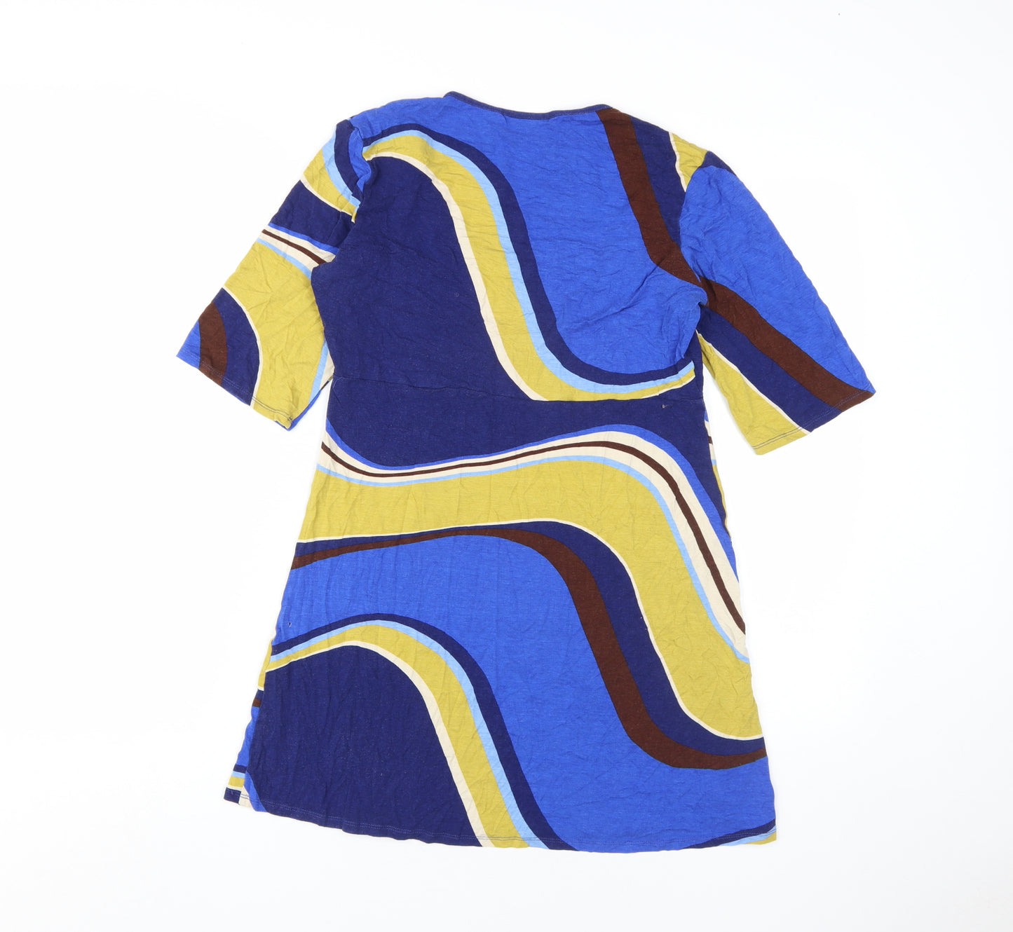 Wallis Women's Blue Geometric Tunic, Size 12