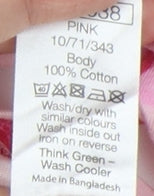 M&Co Women's Pink Lips Print T-Shirt Size 12