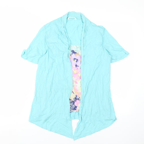 Marks and Spencer Women's Blue Floral Blouse Size 12