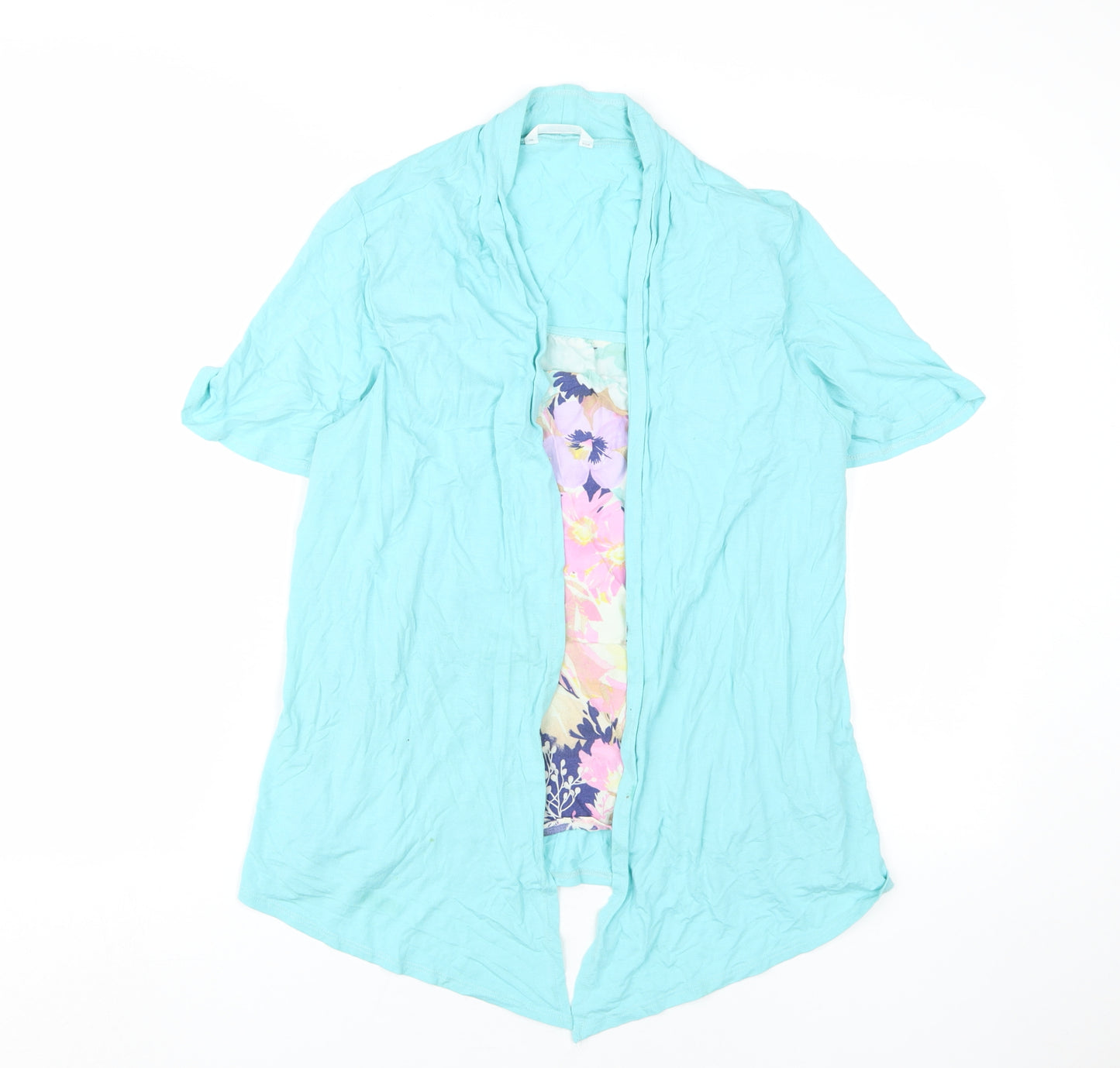 Marks and Spencer Women's Blue Floral Blouse Size 12