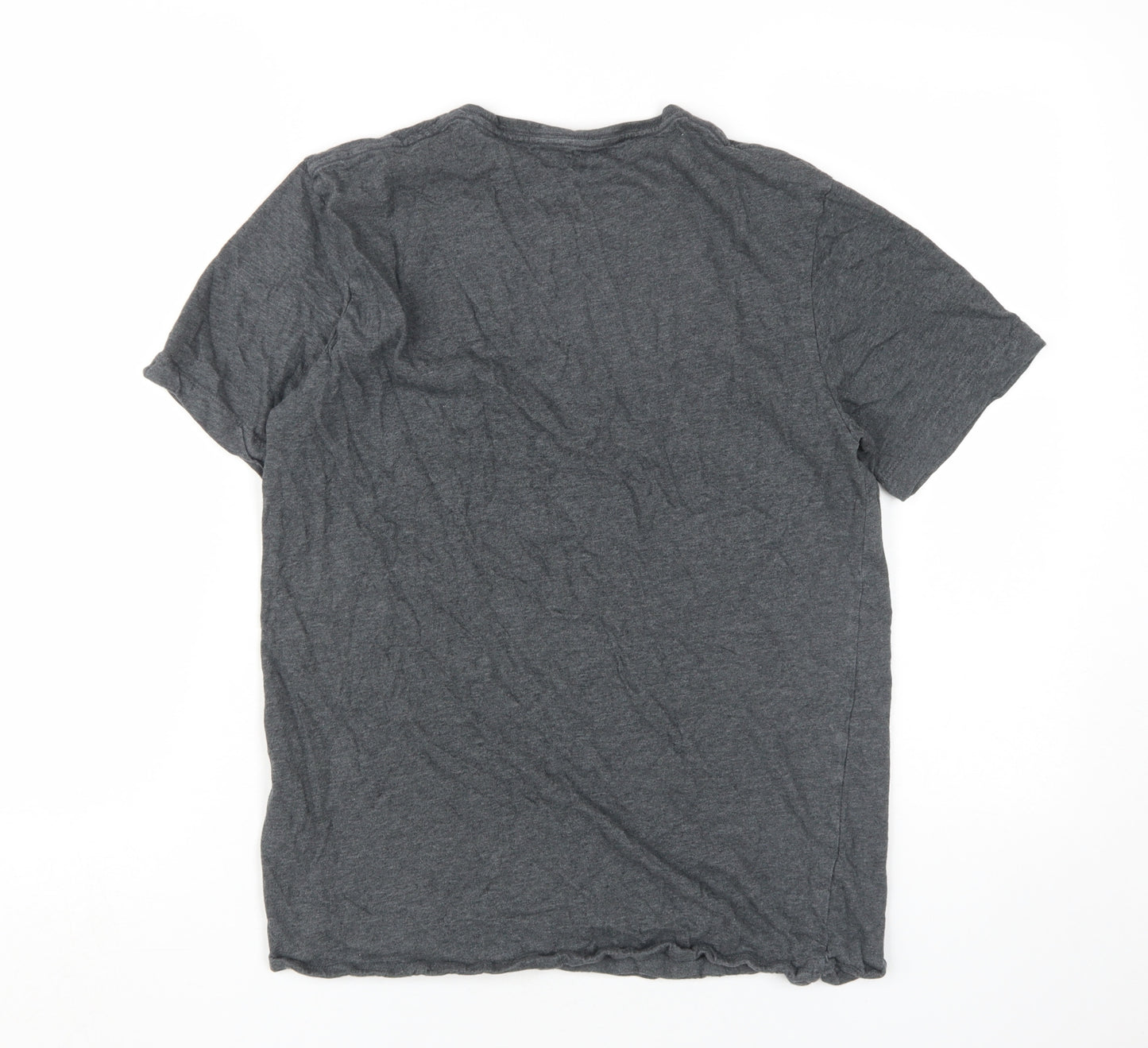John Lewis Men's Grey Cotton T-Shirt - Size S
