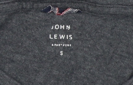 John Lewis Men's Grey Cotton T-Shirt - Size S