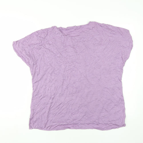Marks and Spencer Women's Purple T-Shirt, Size 18