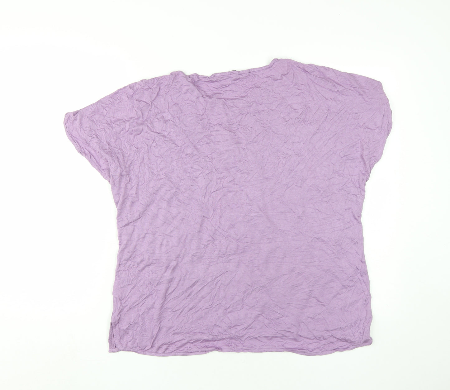 Marks and Spencer Women's Purple T-Shirt, Size 18