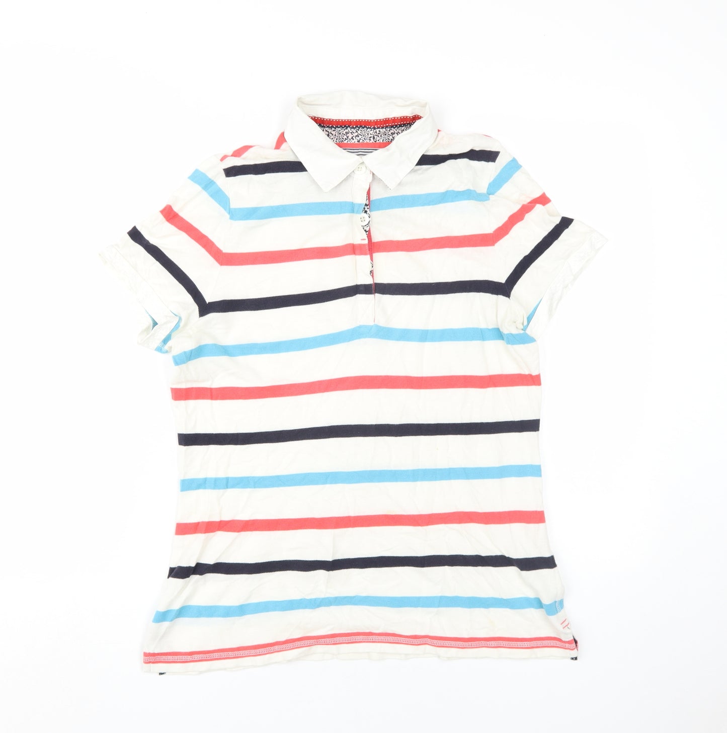 Marks and Spencer Women's Multicoloured Striped Polo