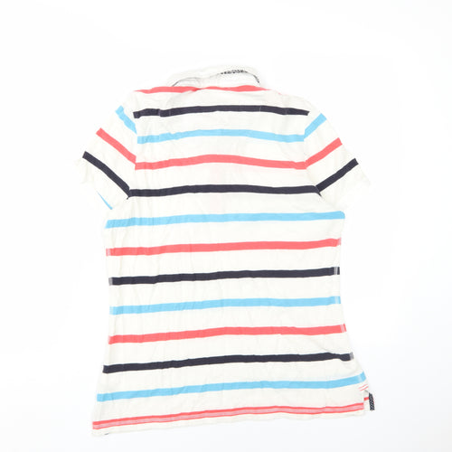 Marks and Spencer Women's Multicoloured Striped Polo
