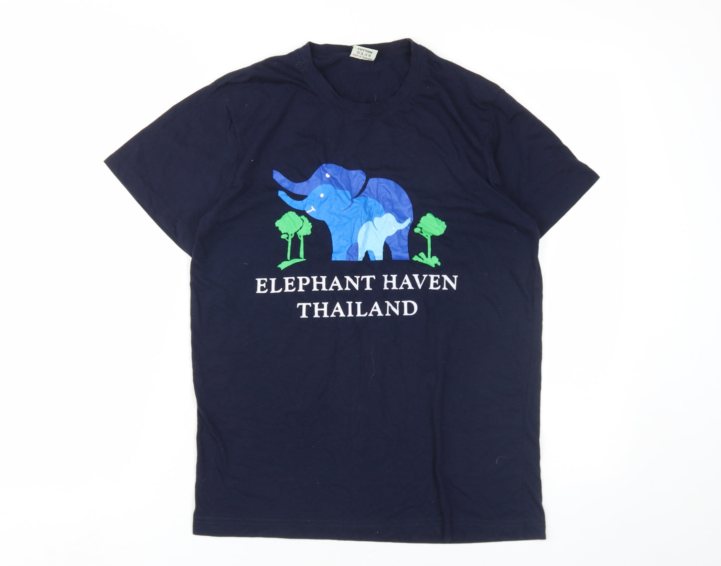 Collon Unisex Blue Elephant T-Shirt M Casual