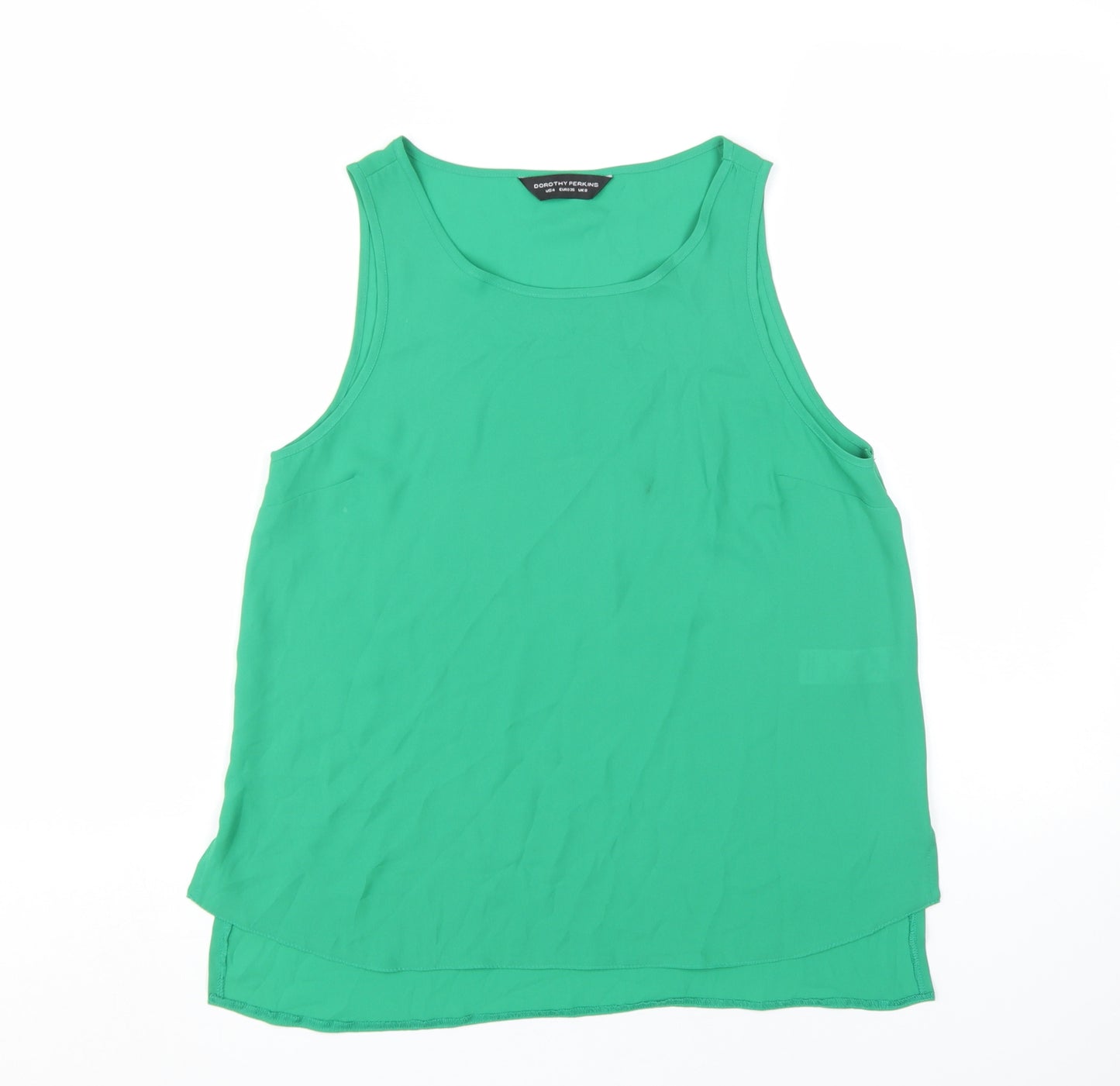 Dorothy Perkins Women's Green Tank Top, UK 8, Casual Style