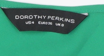 Dorothy Perkins Women's Green Tank Top, UK 8, Casual Style