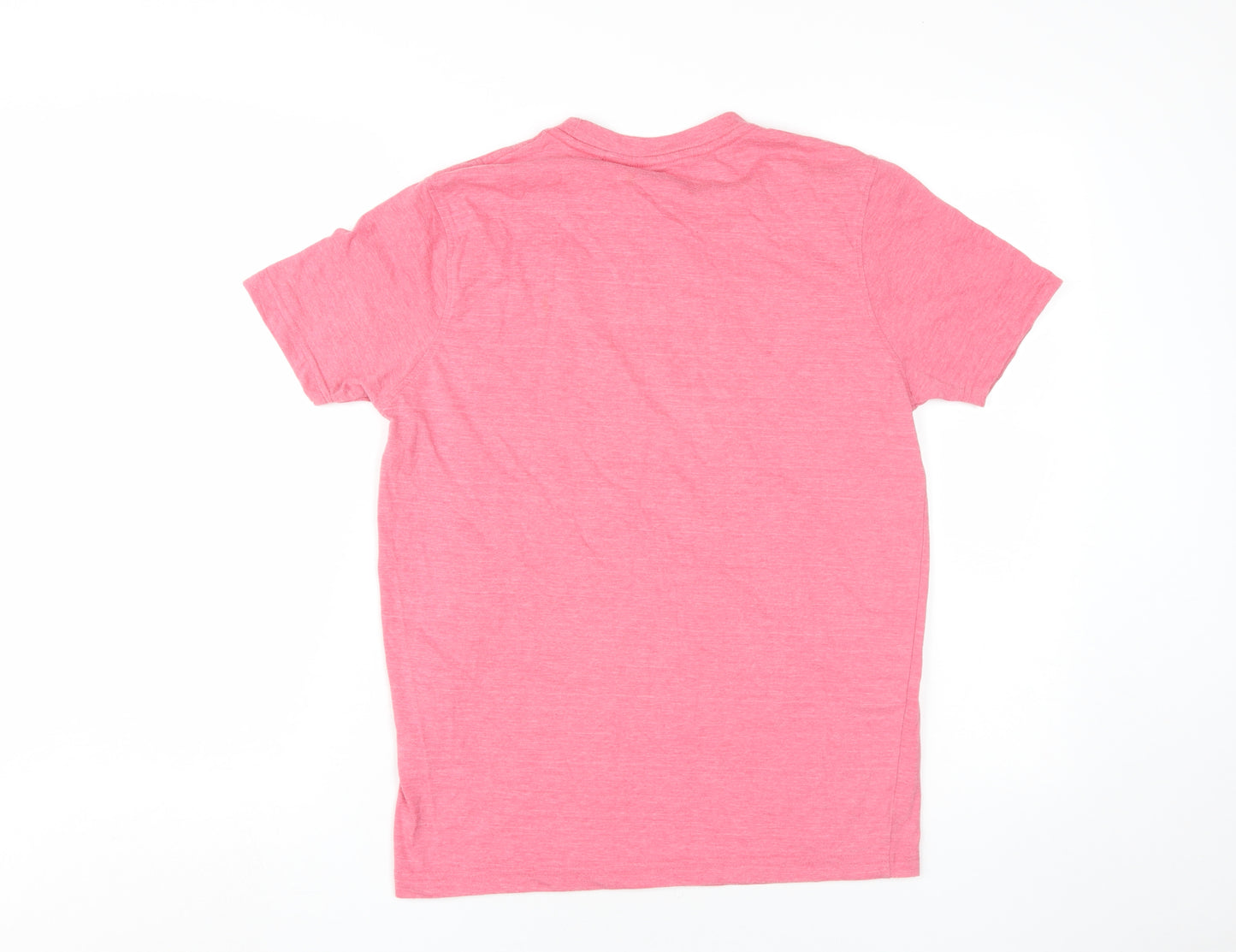 bradFORD Men's Pink Crew Neck Short Sleeve T-Shirt S