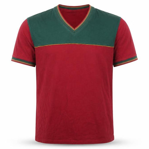 RYS Sportline Men's XL Red Colourblock T-Shirt