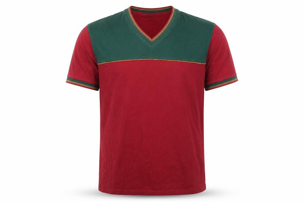 RYS Sportline Men's XL Red Colourblock T-Shirt