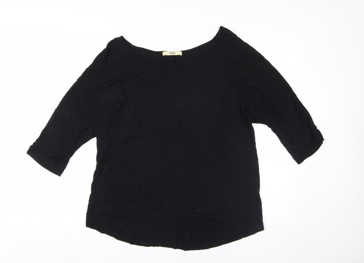 Oasis Women's Black Basic Blouse Size L
