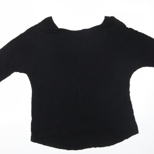 Oasis Women's Black Basic Blouse Size L