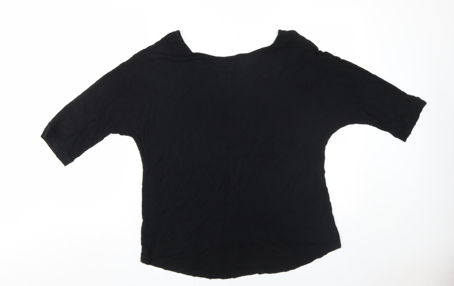 Oasis Women's Black Basic Blouse Size L