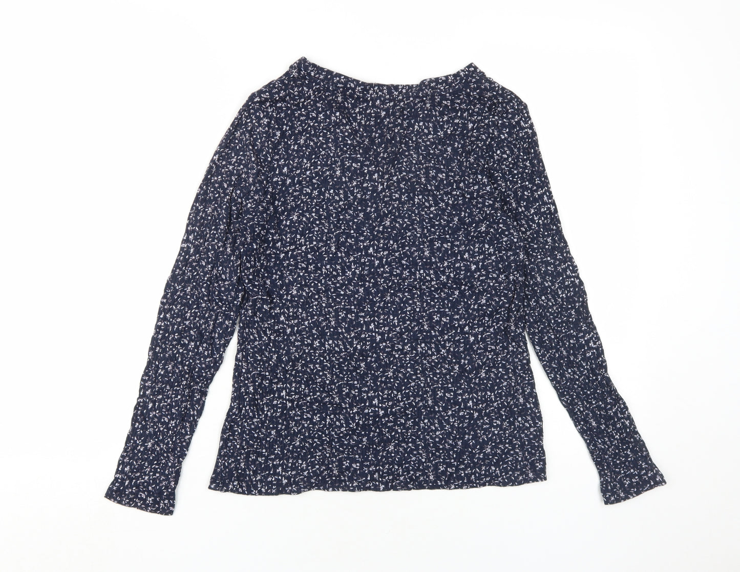 Marks and Spencer Women's Blue Floral Blouse Size 12