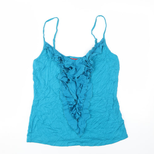 Monsoon Women's Blue Camisole Tank Top UK 16