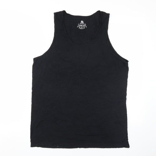 David Archy Black Tank Top L Unisex Adults Activewear