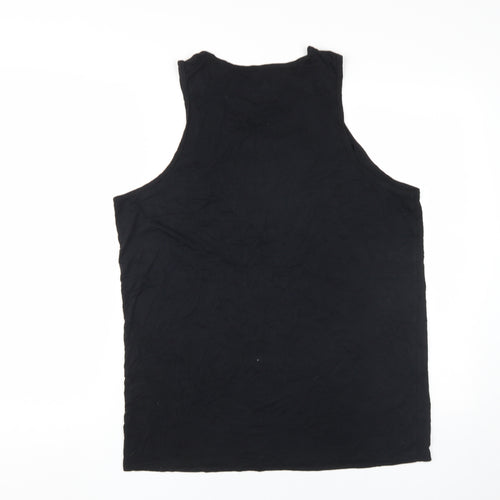 David Archy Black Tank Top L Unisex Adults Activewear