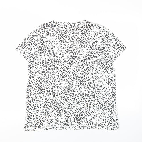 Zara Women's Multicoloured Animal Print T-Shirt L