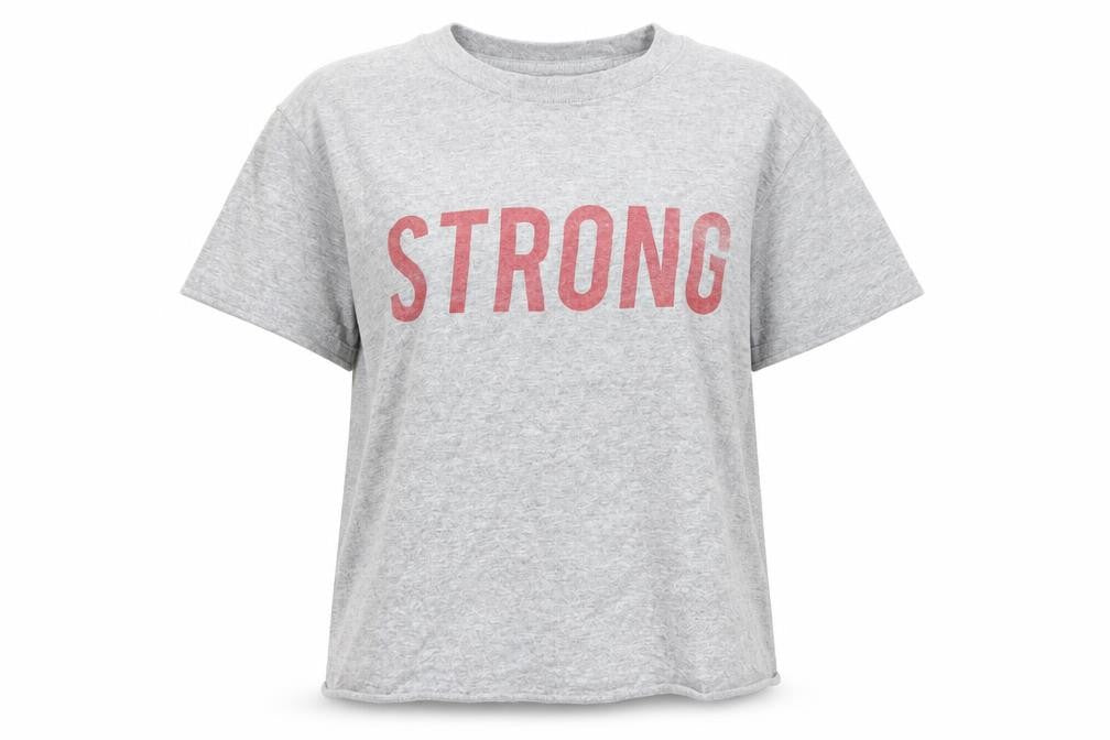 Miss Selfridge Grey Crew Neck T-Shirt Women Size S