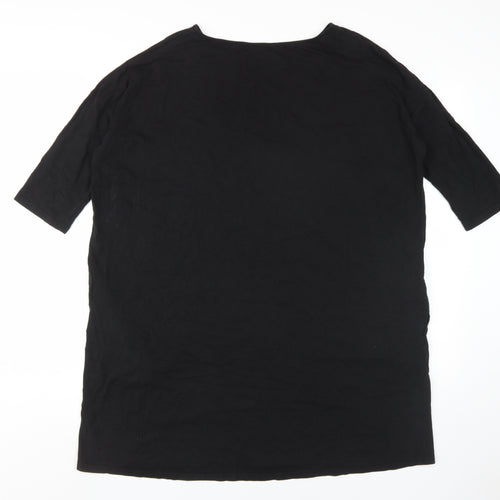 Hush Women's Black Shift Dress, Size S, Casual Autumn Style