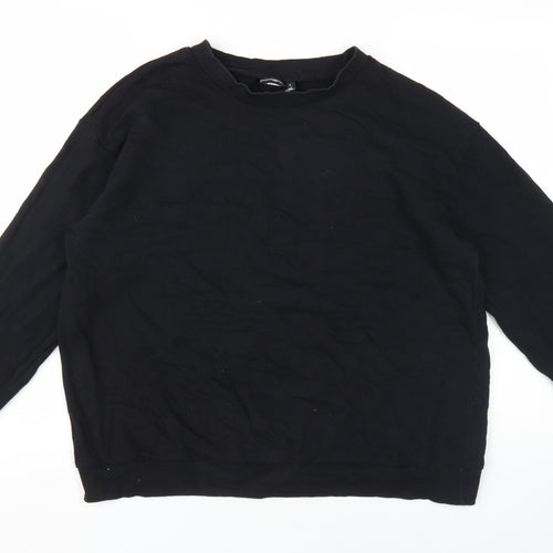 ASOS Women's Black Pullover Sweatshirt Size 14