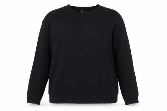 Front view of ASOS Women's Black Pullover Sweatshirt, size 14