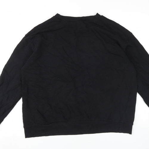 ASOS Women's Black Pullover Sweatshirt Size 14