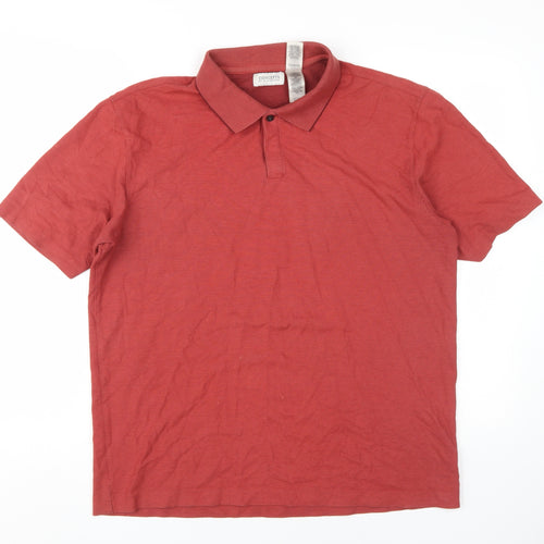 Concepts by Claiborne Men's Red Polo Shirt - L