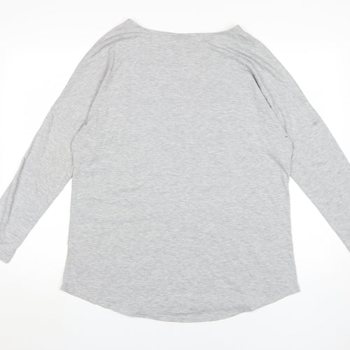 Wallis Women's Grey Animal Print Heart T-Shirt