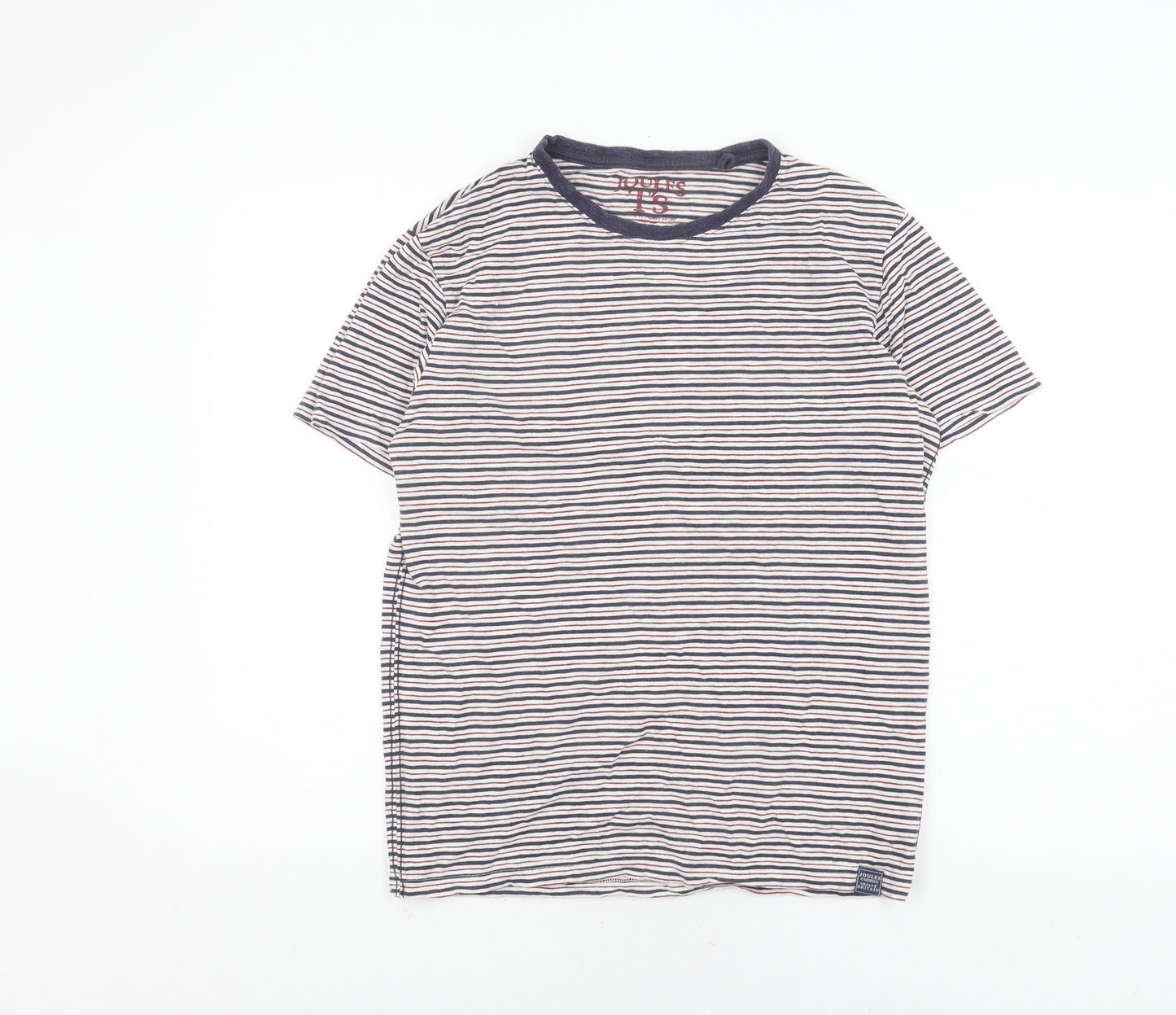 Joules Women's Multicoloured Striped T-Shirt Size S