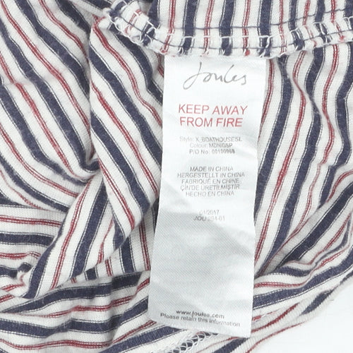 Joules Women's Multicoloured Striped T-Shirt Size S