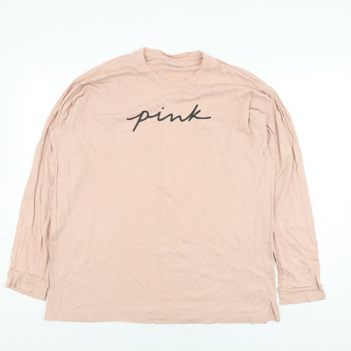 Victoria's Secret Pink Women's Long Sleeve T-Shirt L