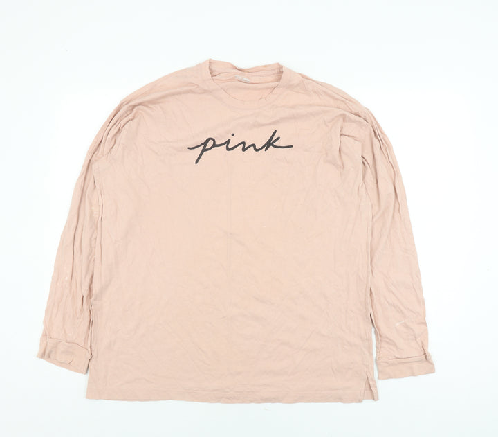 Victoria's Secret Pink Women's Long Sleeve T-Shirt L