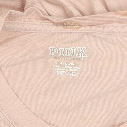 Victoria's Secret Pink Women's Long Sleeve T-Shirt L