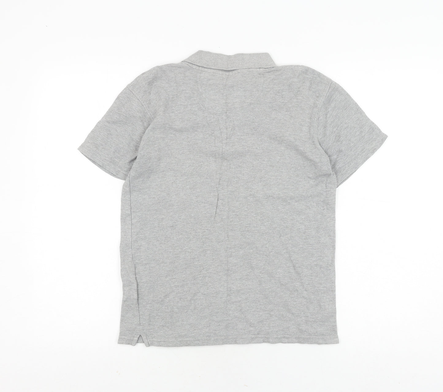 Fila Boys Grey Polo Shirt, Medium Regular Fit Casual