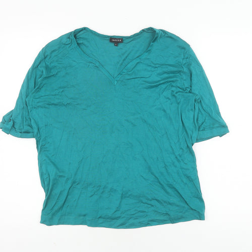Jaeger Women’s Green V-Neck T-Shirt XL