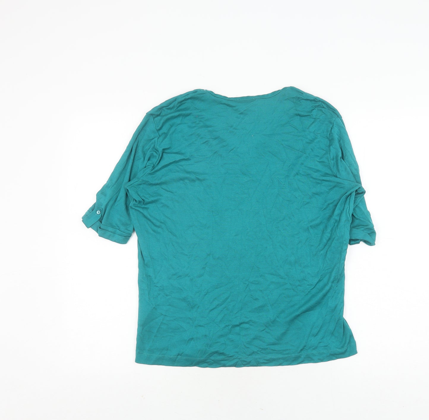 Jaeger Women’s Green V-Neck T-Shirt XL