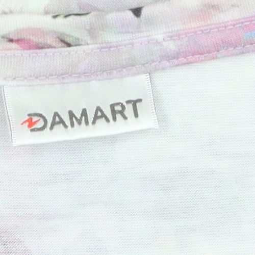Damart Women's Floral T-Shirt, Multicoloured, Size 14