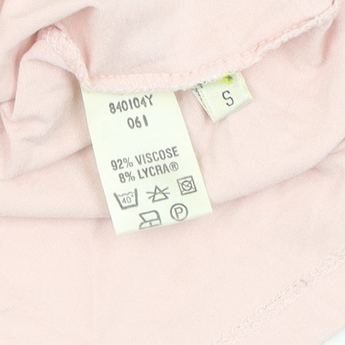 Viyella Women's Pink Basic Long Sleeve T-Shirt