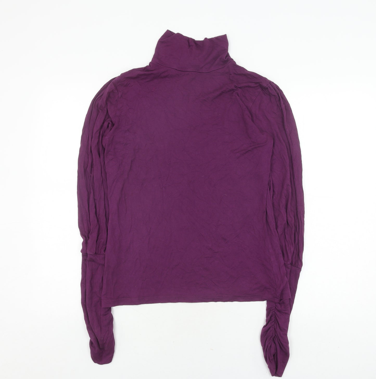 Long Tall Sally Women's Purple High Neck Top Size M