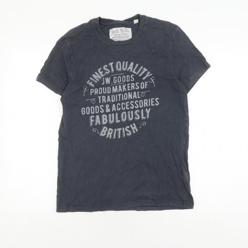 Jack Wills Black XS Men's Graphic T-Shirt