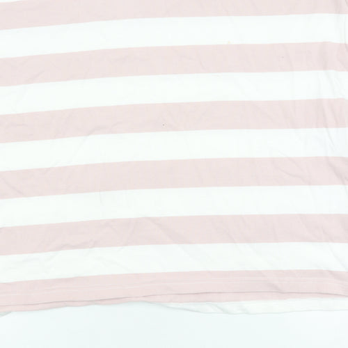 Hawkshead Men's Pink Striped Polo XL Short Sleeve