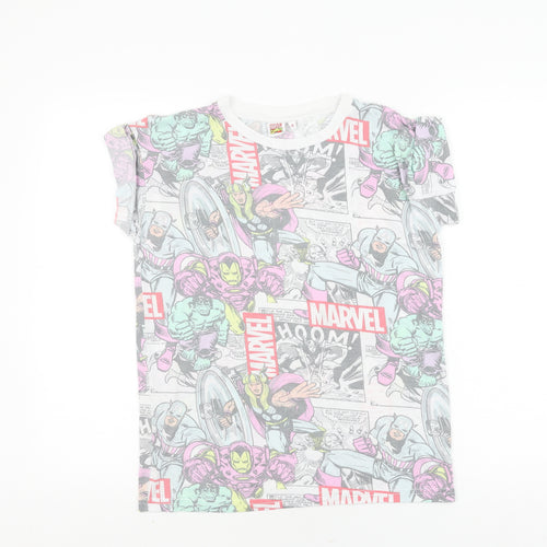 Marvel Comics Unisex Multicoloured T-Shirt Size 6