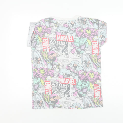 Marvel Comics Unisex Multicoloured T-Shirt Size 6