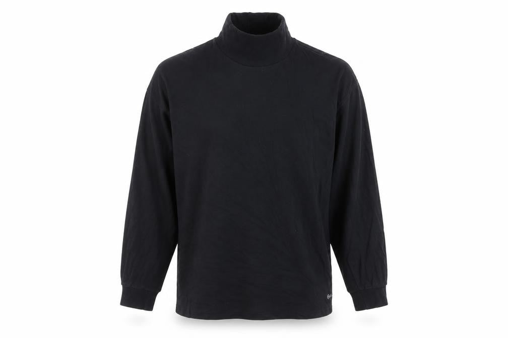 Front view of Confidence Golf Men's Black M Pullover High Neck Jumper