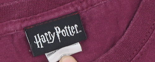 Harry Potter Boys Red Gryffindor T-Shirt, Size S, Short Sleeve